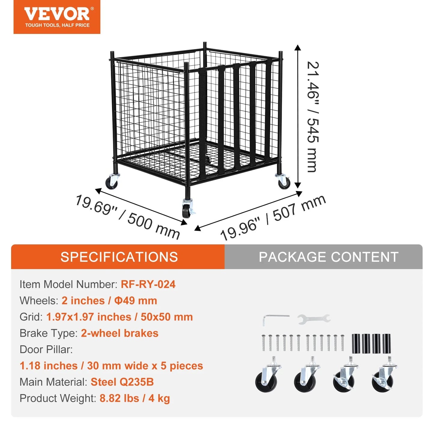 VEVOR Lockable Rolling Sports Ball Storage Cart - Durable Steel Organizer with Elastic Straps for Indoor & Outdoor Use, Perfect for Gyms, Schools, and Garages