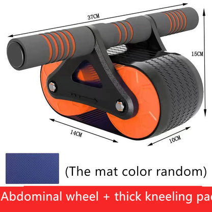 Double Wheel Abdominal Roller - Automatic Rebound Ab Wheel for Home Gym & Core Training for Men & Women